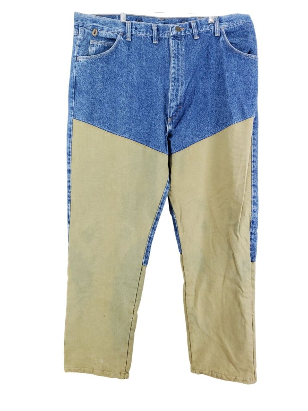 Wrangler Briar Brush Guard Jeans Mens Size 44x32 Vintage Hunting Wear